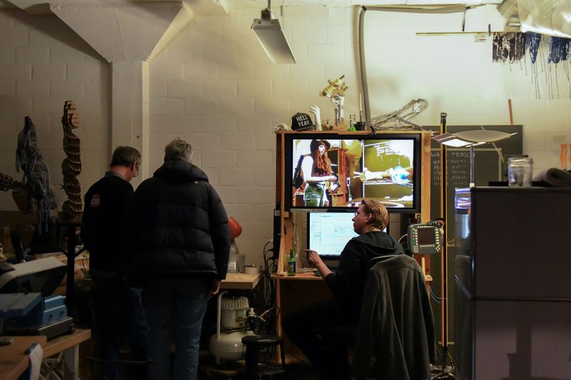 Impressionen vom OPEN House 2024 der Hochschule für Gestaltung und Kunst Basel FHNW. Foto: Eunbee Lee / HGK Basel FHNW