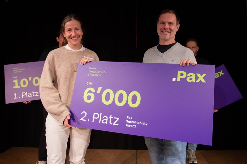 Das Team von ginto mit dem 2. Preis