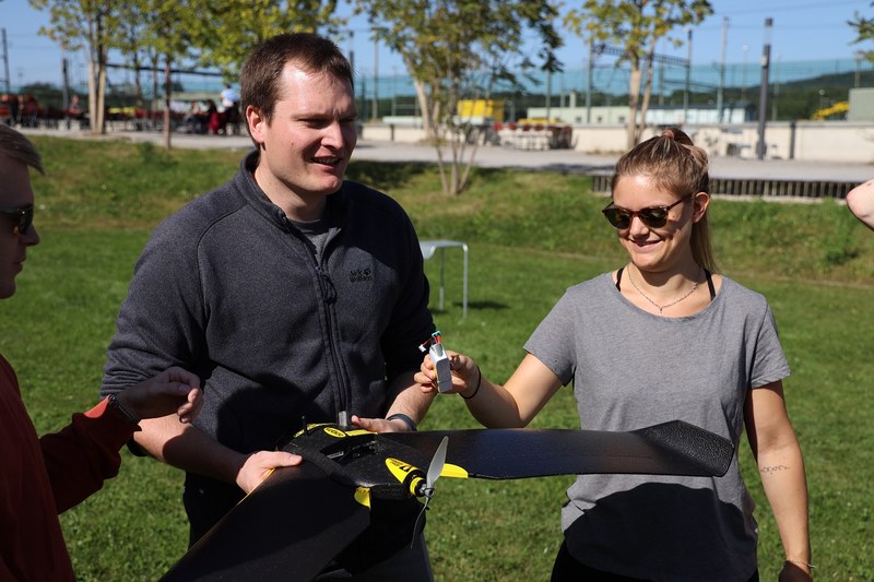 Drohnenschulung an der Hochschule für Architektur, Bau und Geomatik FHNW