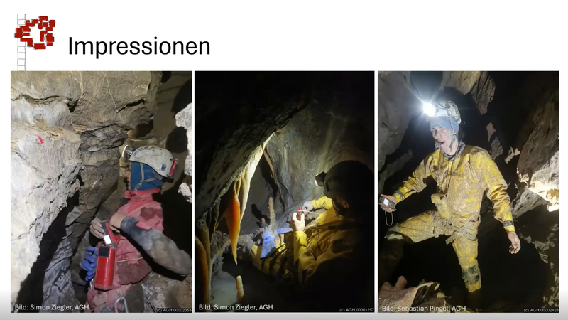 Studierende berichten: Geomatik-Herbst-Kolloquium – Nagellack, Laser und 213 Kilometer Dunkelheit, so wird das Hölloch vermessen