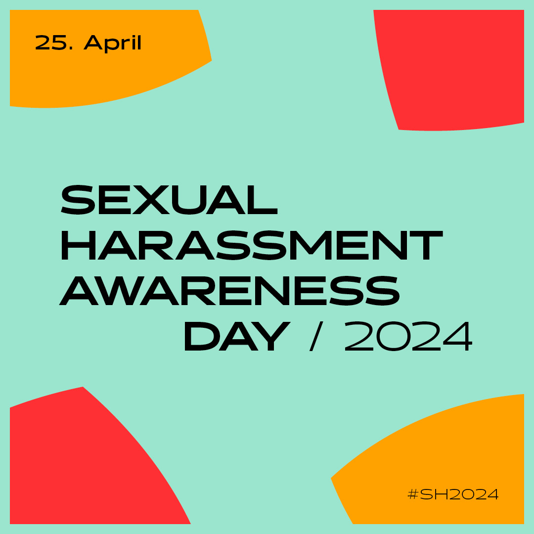 Logo des Sexual Harassment Awareness Day am 25. April 2024