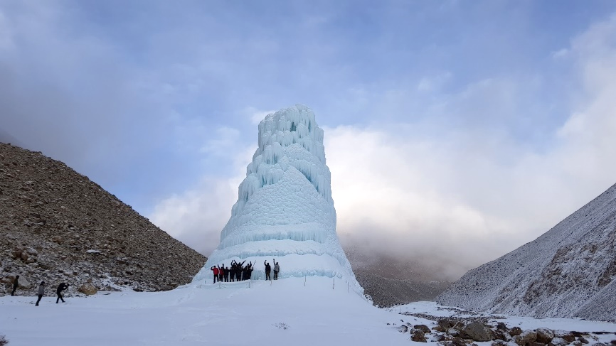 Eis-Stupa