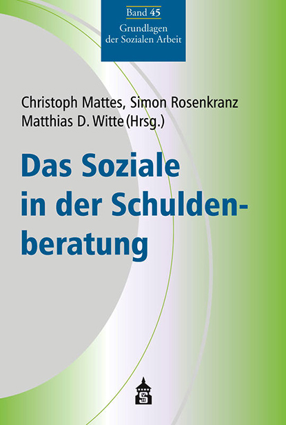 Cover des Buches "Das Soziale in der Schuldenberatung"