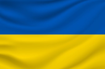 Fahne der Ukraine