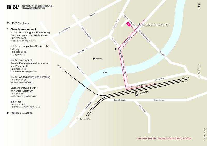 Situationsplan Standort Solothurn