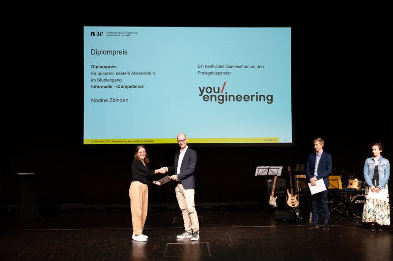 Diplompreis für Nadine Zbinden