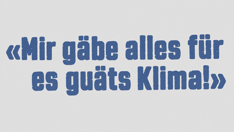 Mir gäbe alles für es guäts Klima! Schulentwicklungsprojekt der Klimaschule Gelterkinden
