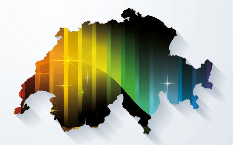 Landkarte der Schweiz