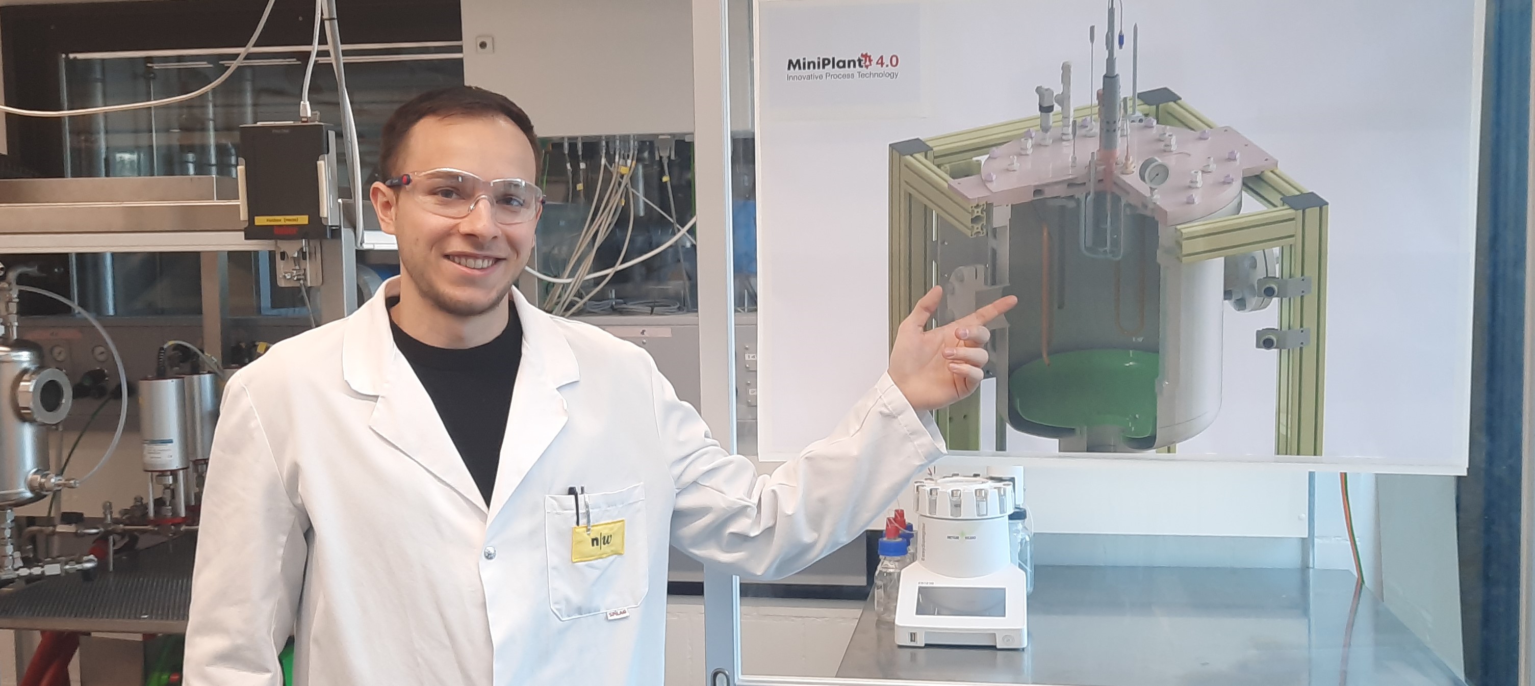 Portrait of Thierry Furrer, Master-Student und angehender Chemieingenieur