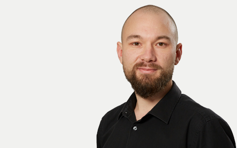 Portrait of Gian Waldvogel, Verantwortlicher Fundraising, GRÜNE Schweiz