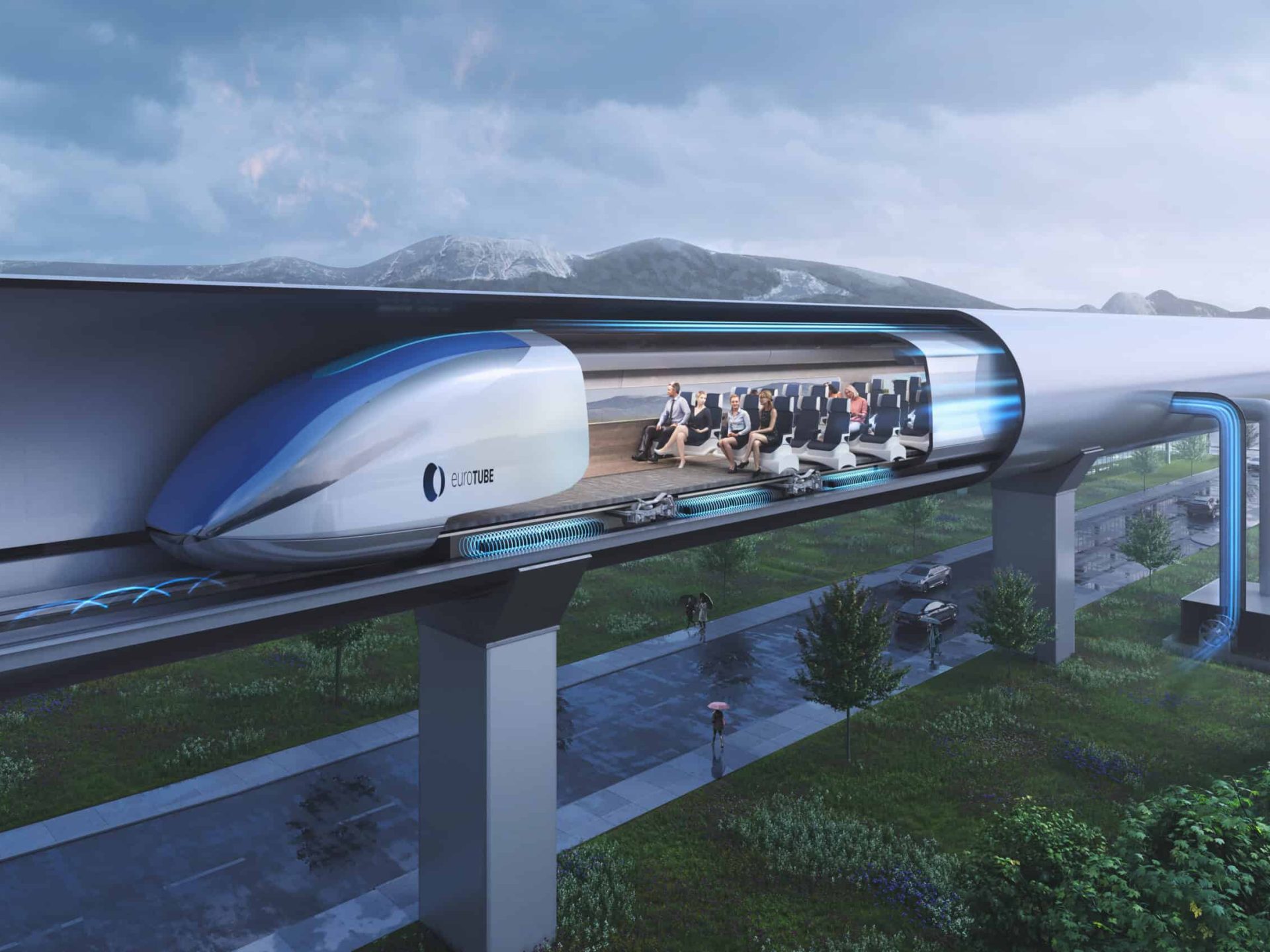 In Oslo in einen Zug einsteigen und mit 1000 km/h bequem nach Palermo reisen. Das ist die Vision von Hyperloop, wo Güter und Personen in einem evakuierten Röhrensystem transportiert werden. Hyperloop Technologie vereint Geschwindigkeit mit Effizienz und soll langfristig sogar den Flugverkehr konkurrenzieren.