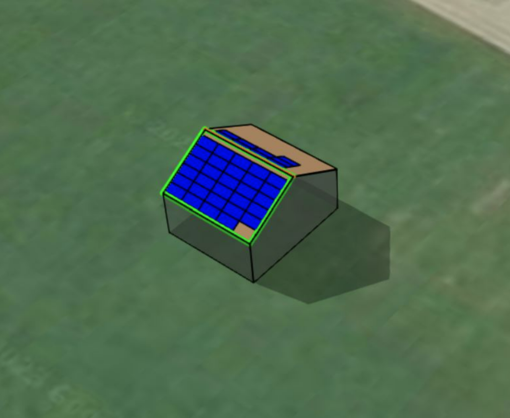 Ausschnitt aus dem Tool für Photovoltaik-Anlagen: Solar Calculator der Firma Solextron