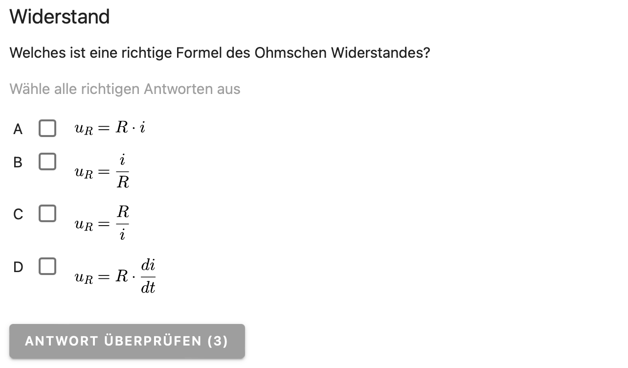 2. Schritt Formeln kennen MathFlix