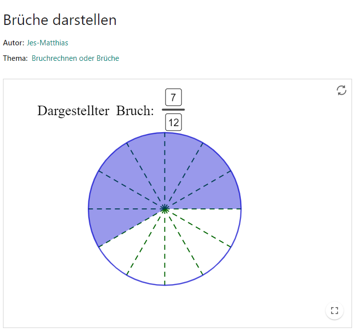 Bruch am Kreis darstellen | MathFlix