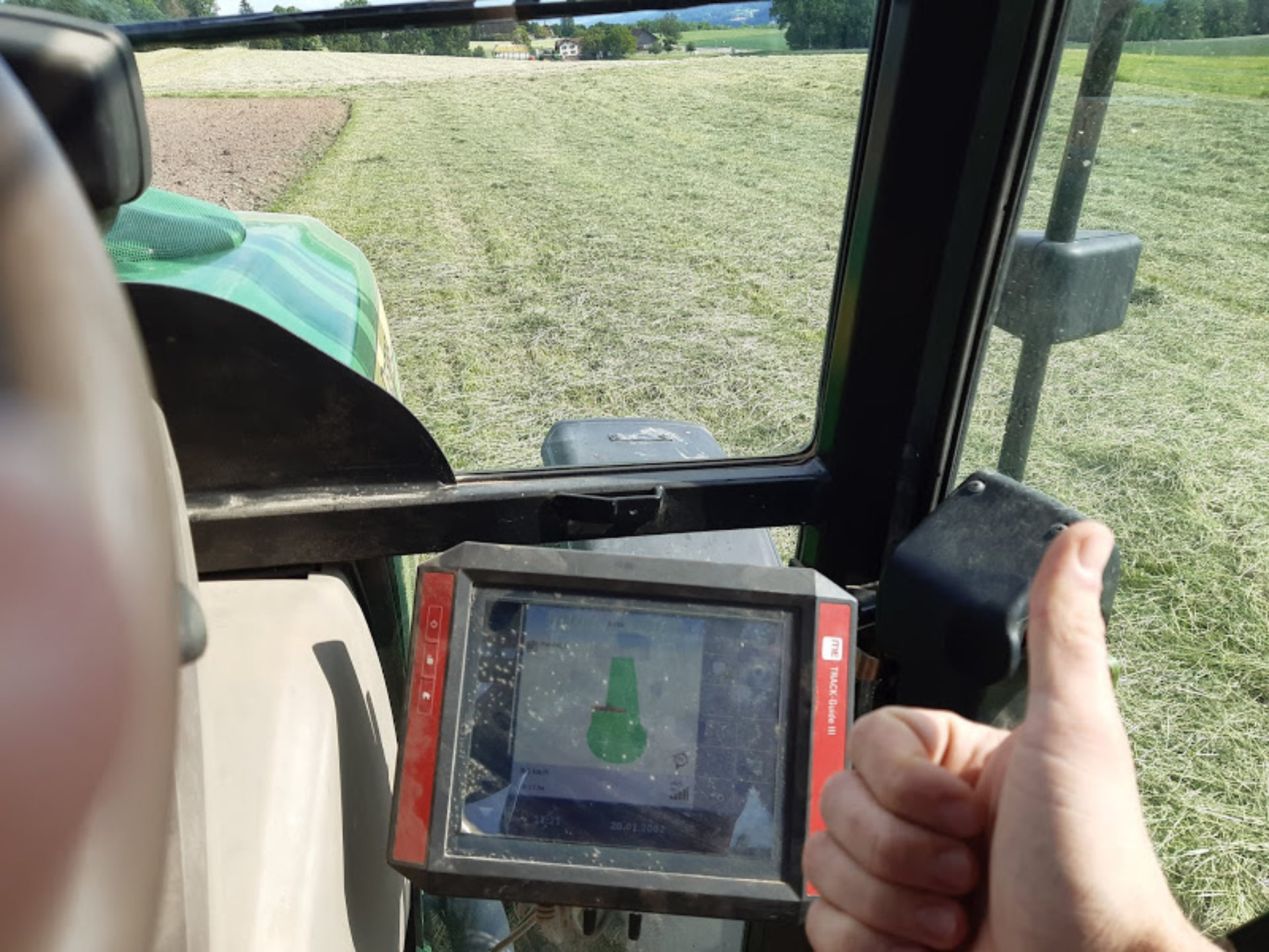 Einsatz eines GNSS-Geräts