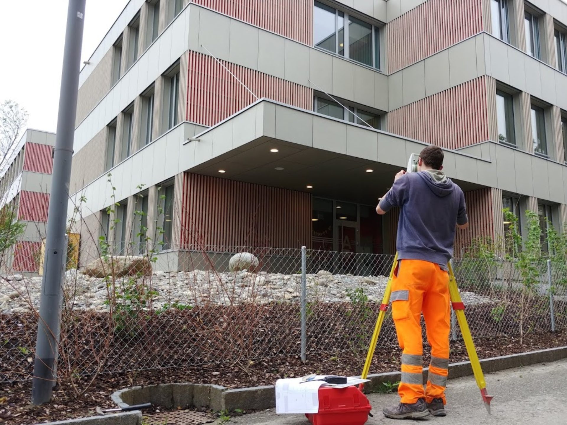 Vermessung des Projekts 