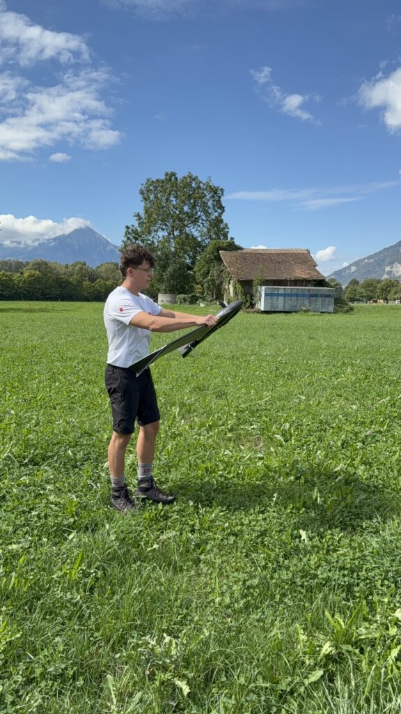 Drohnenstart der ebee