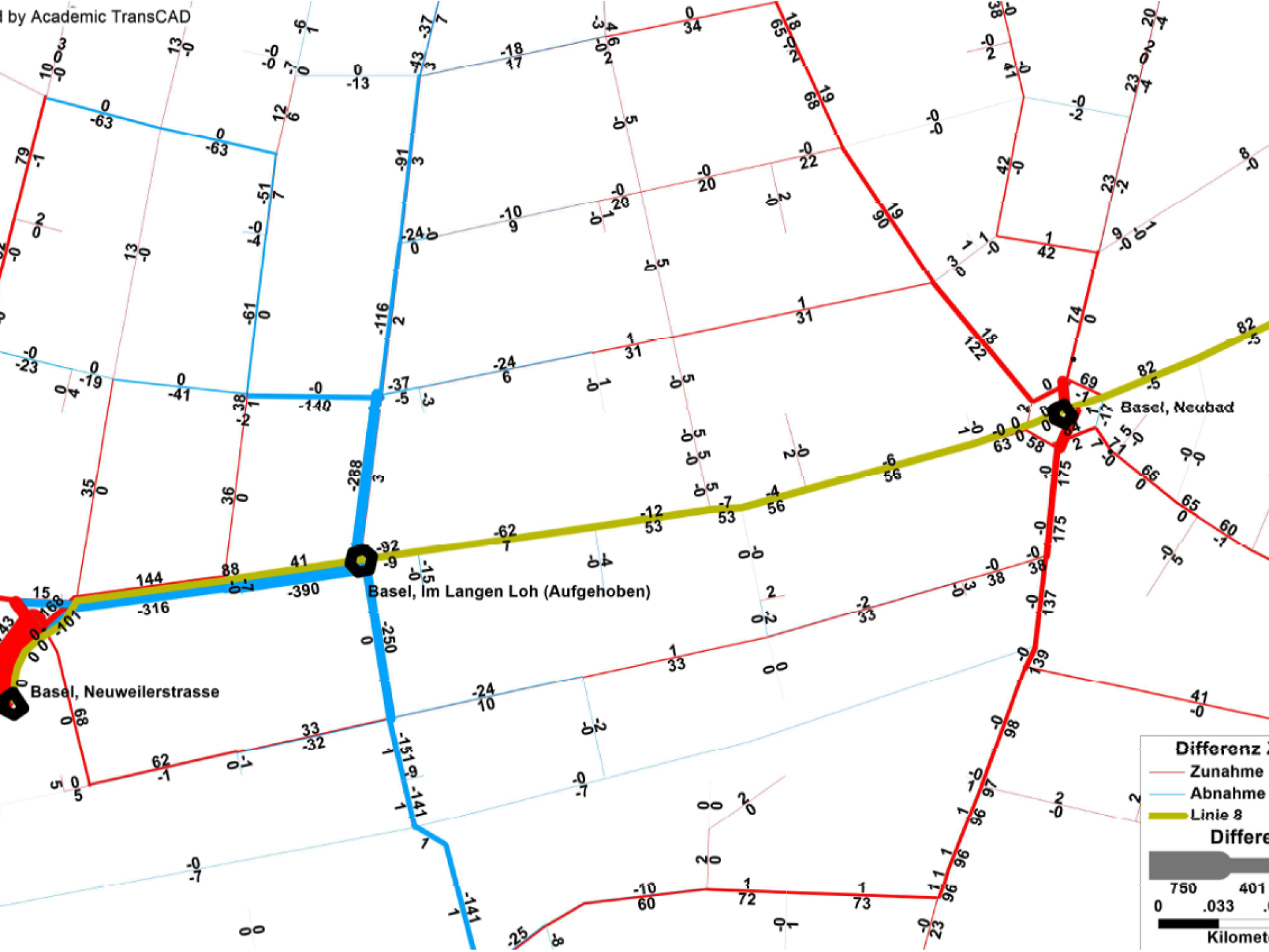 Veränderung der Fusswege aufgrund Wegfall der Haltestelle 